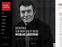 Tablet Screenshot of nicolas.laustriat.com